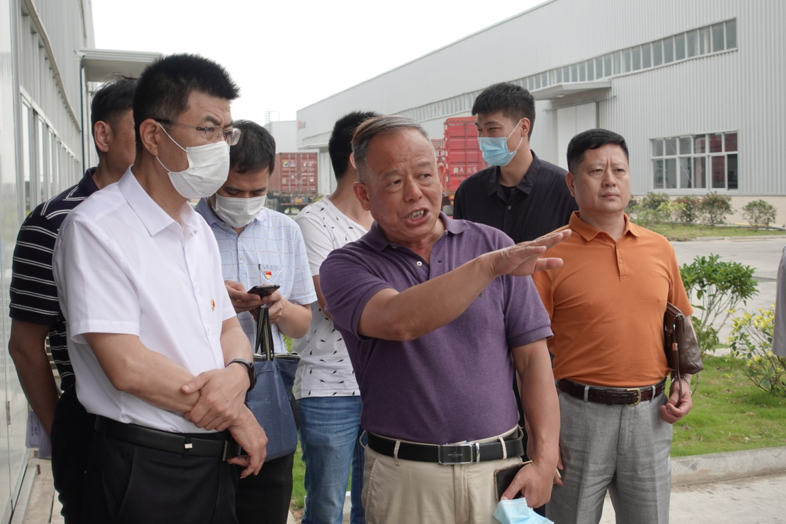 福建省工信厅副厅长陈传芳一行向导 莅临1xBET新质料科技工业园旅行调研